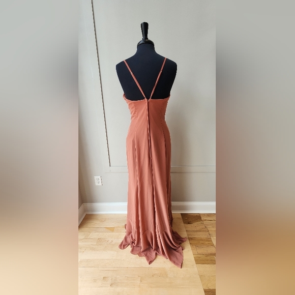 Spice Mori Lee Bridesmaid Dress 21752 Size 14 - Picture 2 of 4